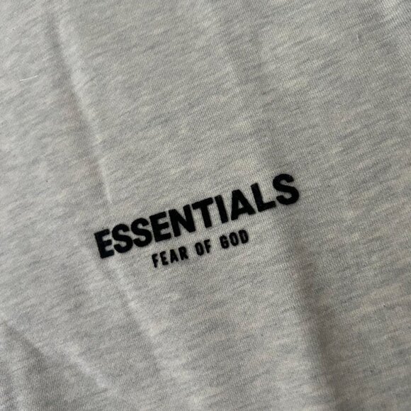 Essentials Fear Of God Light Oatmeal SS22 Hoodie & Sweatpants Set Size XS - Picture 3 of 11